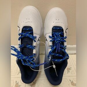 Nike Hyperdiamond 4 Pro MCS "Midnight Navy/Black/White/Volt" Softball Cleat